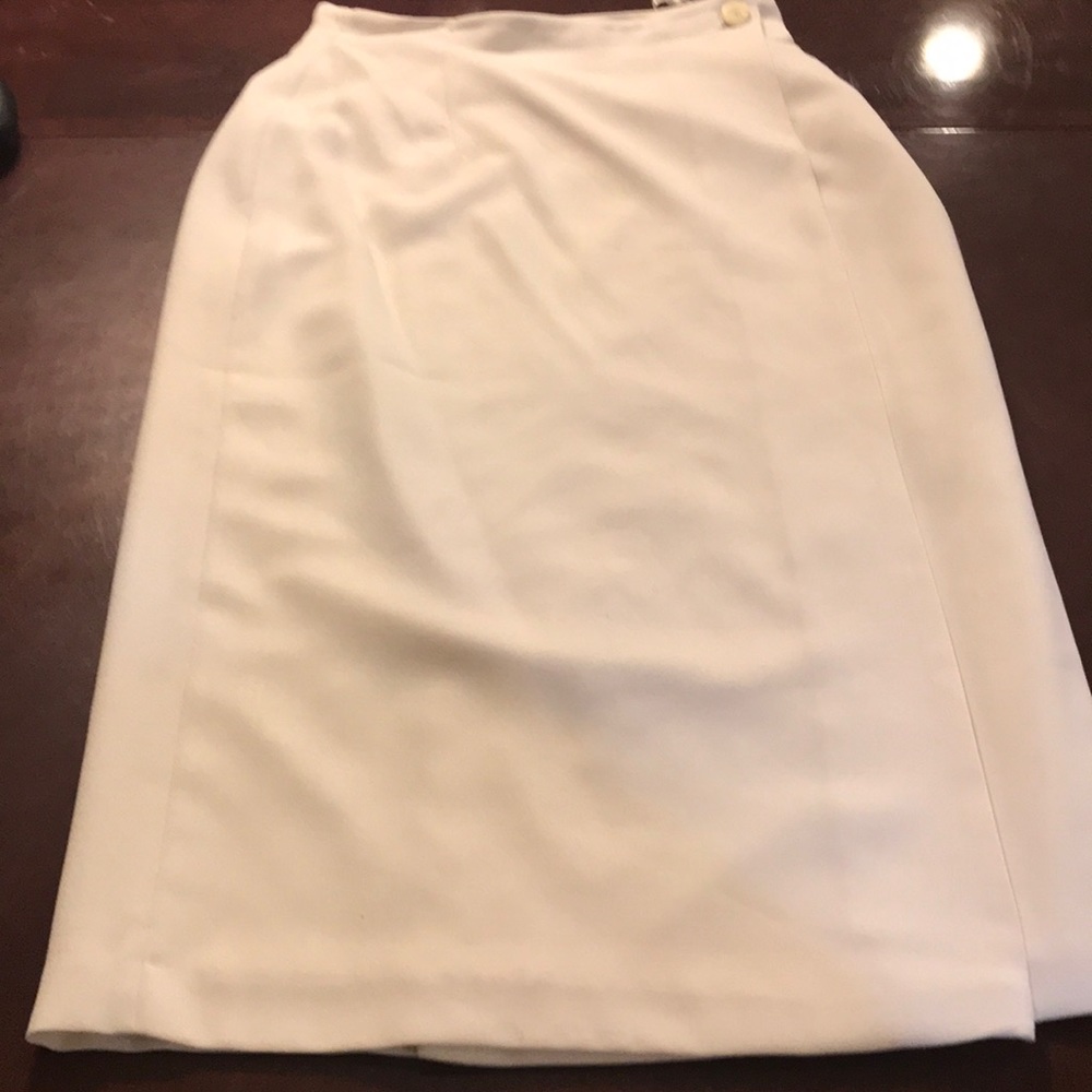 White skirt